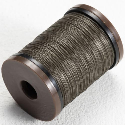 0,4 mm Polyester Lederfäden, Wachsfaden Cord für Lederhandwerk Leder Nähgarn Garn für Handwerk, Nähen, Buchbinden, Schmuck, Häkeln Und Die Buchbinder Nähfäden von SiiRo