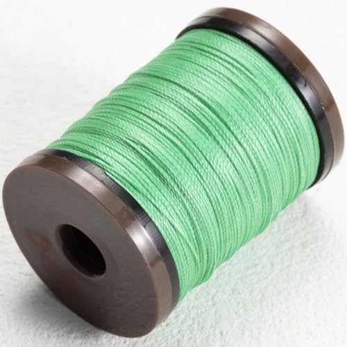 0,4 mm Polyester Lederfäden, Wachsfaden Cord für Lederhandwerk Leder Nähgarn Garn für Handwerk, Nähen, Buchbinden, Schmuck, Häkeln Und Die Buchbinder Nähfäden von SiiRo