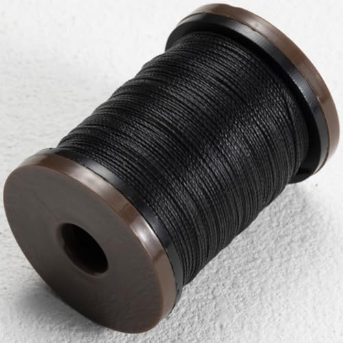 0,4 mm Polyester Lederfäden, Wachsfaden Cord für Lederhandwerk Leder Nähgarn Garn für Handwerk, Nähen, Buchbinden, Schmuck, Häkeln Und Die Buchbinder Nähfäden von SiiRo