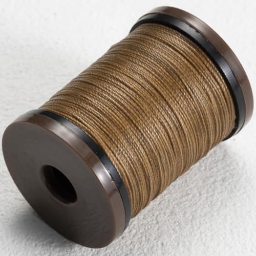 0,5 mm Polyester Lederfäden, Wachsfaden Cord für Lederhandwerk Leder Nähgarn Garn für Handwerk, Nähen, Buchbinden, Schmuck, Häkeln Und Die Buchbinder Nähfäden von SiiRo