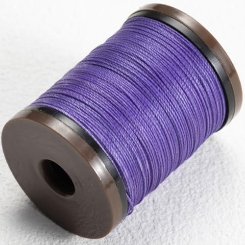 0,5 mm Polyester Lederfäden, Wachsfaden Cord für Lederhandwerk Leder Nähgarn Garn für Handwerk, Nähen, Buchbinden, Schmuck, Häkeln Und Die Buchbinder Nähfäden von SiiRo