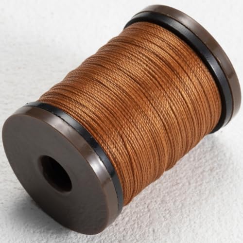 0,5 mm Polyester Lederfäden, Wachsfaden Cord für Lederhandwerk Leder Nähgarn Garn für Handwerk, Nähen, Buchbinden, Schmuck, Häkeln Und Die Buchbinder Nähfäden von SiiRo