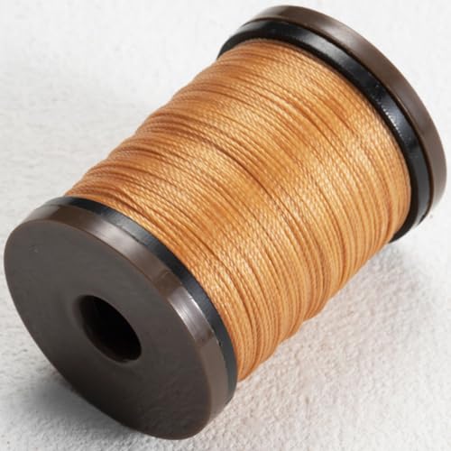 0,5 mm Polyester Lederfäden, Wachsfaden Cord für Lederhandwerk Leder Nähgarn Garn für Handwerk, Nähen, Buchbinden, Schmuck, Häkeln Und Die Buchbinder Nähfäden von SiiRo