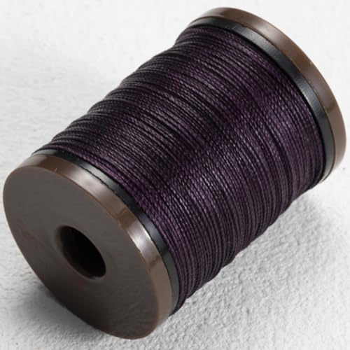 0,5 mm Polyester Lederfäden, Wachsfaden Cord für Lederhandwerk Leder Nähgarn Garn für Handwerk, Nähen, Buchbinden, Schmuck, Häkeln Und Die Buchbinder Nähfäden von SiiRo