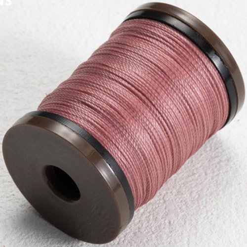 0,6 mm Polyester Lederfäden, Wachsfaden Cord für Lederhandwerk Leder Nähgarn Garn für Handwerk, Nähen, Buchbinden, Schmuck, Häkeln Und Die Buchbinder Nähfäden von SiiRo