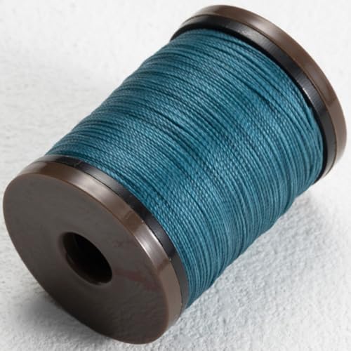 0,6 mm Polyester Lederfäden, Wachsfaden Cord für Lederhandwerk Leder Nähgarn Garn für Handwerk, Nähen, Buchbinden, Schmuck, Häkeln Und Die Buchbinder Nähfäden von SiiRo