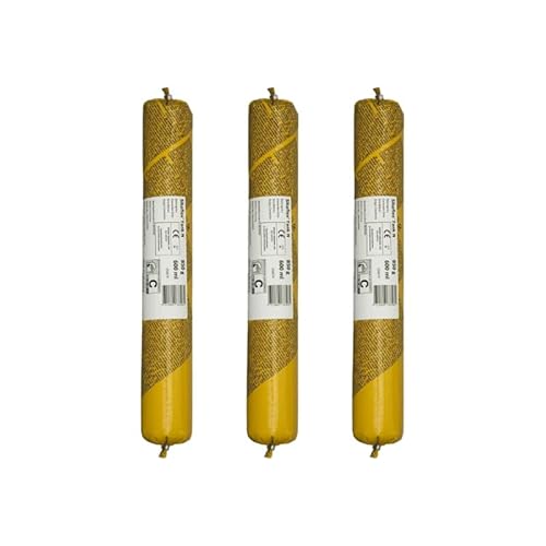 3er-Set elastische Spachtelmasse SIKA - Sikaflex Tank N - Nachfüllpackung 600ml von Sika