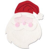 Sizzix Bigz Stanzschablone "Santa Claus" von Silber