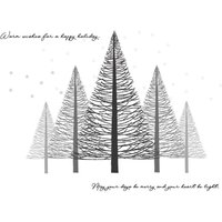 Sizzix Clear Stamp and Stencil Set "Merry and Light by Stacey Park" von Silber