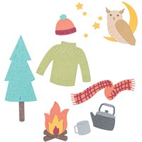 Sizzix Thinlits Stanzschablone "Cozy Woodland" von Sizzix