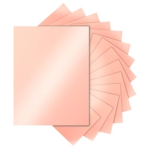 Silunkia 120 Blatt rosa schimmernder Karton, 21,6 x 28,9 cm, Metallic-Papier, 41,7 kg, schweres Bastelpapier, Karton für selbstgemachte Karten, Geburtstagsdekorationen, Einladungen, Dankeskarten Silunkia 120 Blatt rosa schimmernder Karton, 21,6 x 28,9 cm, Metallic-Papier, 41,7 kg, schweres Bastelpapier, Karton für selbstgemachte Karten, Geburtstagsdekorationen, Einladungen, Dankeskarten von Silunkia