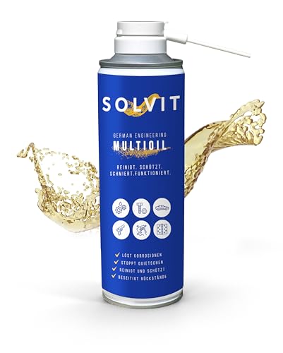 SOLVIT Multifunktionsöl 300ml I Lösungsmittel & Schmiermittel I Leistungsstarkes Multifunktionsöl für effektive Reinigung & Schmierung | Idealer Schutz für alle Oberflächen | Langanhaltender Schutz von Silva