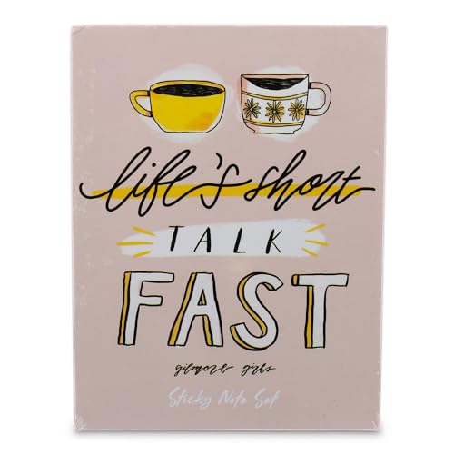 Gilmore Girls "Life's Short, Talk Fast" Haftnotizen und Tab-Box-Set von Silver Buffalo