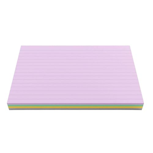 Silvine Luxpad Revision Lernkarte, A6, liniert, 100 Karten, 15,2 x 10,2 cm von Silvine