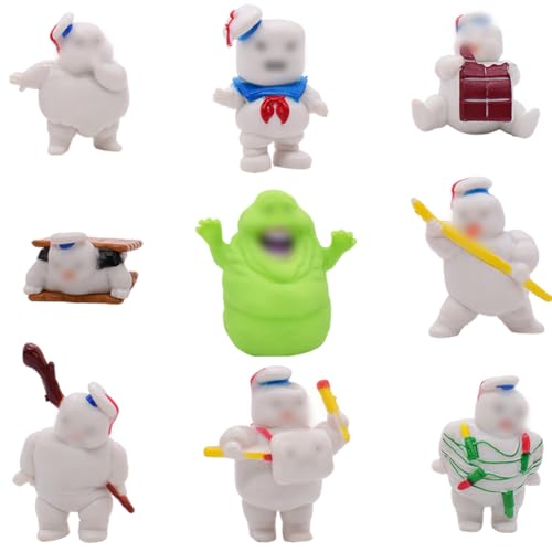 9 Stück Gh-os-ts Figuren Set Fantômes Geburtstagsdeko Set Fantômes Cake Topper Gho-sts Figuren Torte Party Zubehör Film Party Kuchen Dekoration Lieferungen für Kinder Babyparty Geburtstag von Simmpu