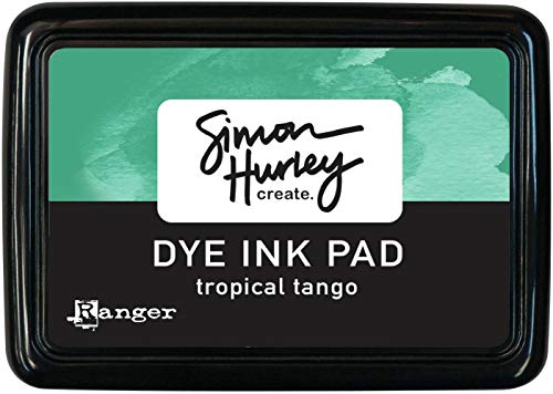 Simon Hurley 617492 Dye Ink Pad Ranger Create Stempelkissen – Tropical, Tropischer Tango, 6.9 x 9.8 cm von Simon Hurley