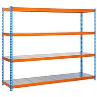 Simonrack Schwerlastregal ECOFORTE 1206-4 457100047201264 orange, blau 120,0 x 60,0 x 200,0 cm von SIMONRACK