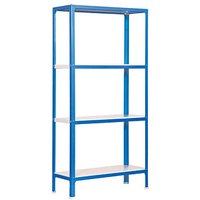 Simonrack Schwerlastregal HOMECLICK MINI 4/400 442100209168044 blau 80,0 x 40,0 x 160,0 cm von SIMONRACK