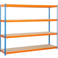 Simonrack Schwerlastregal SIMONFORTE 2406-4 458100045202468 blau, orange 240,0 x 60,0 x 200,0 cm von SIMONRACK