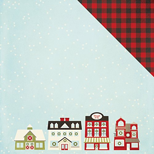 Classic Christmas Double-Sided Cardstock 12"X12"-City Sidewalks von Simple Stories