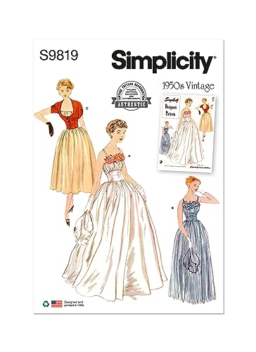 SIMPLICITY SS9819Y5 Damenkleider und Jacke Y5 (46-50-52) von Simplicity