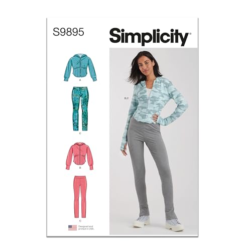 SIMPLICITY SS9895W2 Damenjacke und Strickleggings W2 (20W-22W-24W-26W-28W) von Simplicity