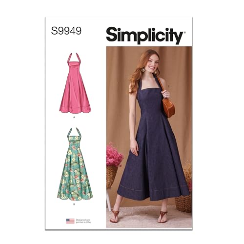 SIMPLICITY Schnittmuster SS9949U5 Damenkleid in zwei Längen, U5 (44-46-48-50-52) von Simplicity