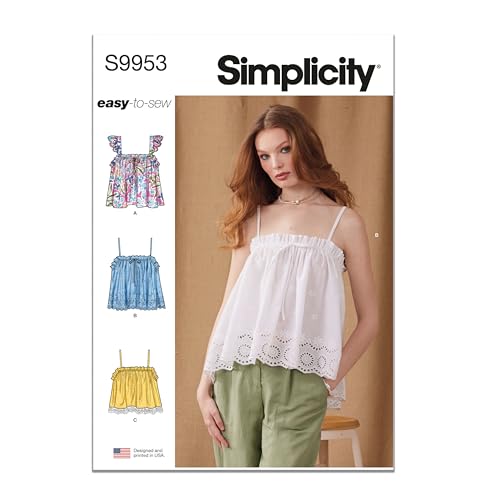 SIMPLICITY Schnittmuster SS9953R5 Damenoberteile R5 (42-44-46-48-50) von Simplicity