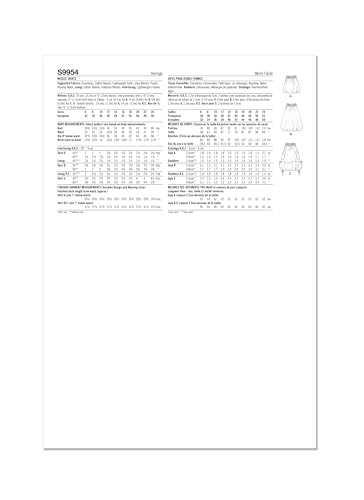 SIMPLICITY Schnittmuster SS9954H5 Damenröcke H5 (34-36-38-40-42) von Simplicity