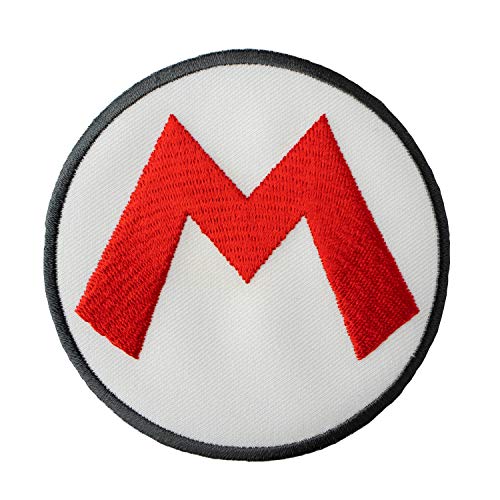 Simplicity 1931039001 Nintendo Aufnäher zum Aufbügeln, 8,9 cm D, Baumwolle, Polyester oder Mischgewebe, Mario Kart Logo von Simplicity