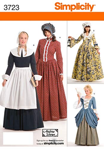 Simplicity 3723Women's Costumes, Paper, White, HH (6,8,10,12) von Simplicity