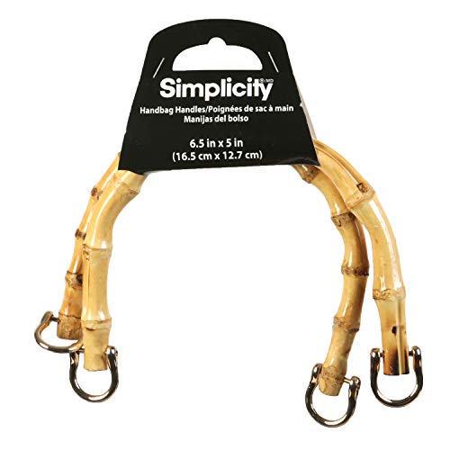 Simplicity Arco Bambus Handtaschengriffe, mehrfarbig, 16,5 x 12,7 cm von Blumenthal Lansing