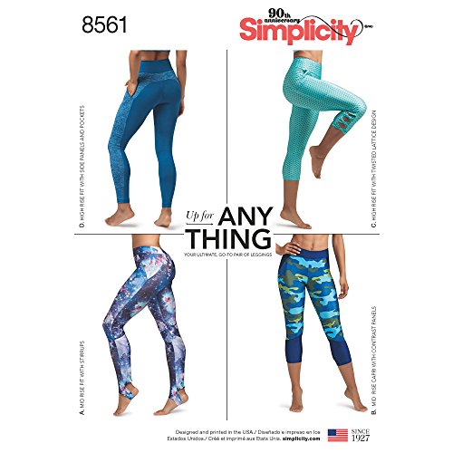 Simplicity Creative Mustern Sport Sportswear, X-Small/Small/Medium/Large/X-Large von Simplicity