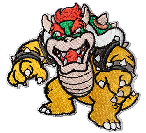 Simplicity Nintendo Super Mario Brothers Bowser Aufnäher zum Aufbügeln, 8,9 x 8,1 cm von Simplicity