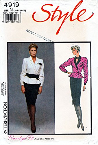 Simplicity Pattern Misses' Wide or Slim Leg Pull-on Pants Schnittmuster SS8841R5 Damenhose mit weitem oder schmalem Bein, zum Überziehen, R5 (14-16-18-20-22) von Simplicity