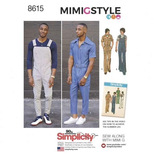 Simplicity Schnittmuster 8615 Latzhose AA (34-36-38-40-42) von Simplicity