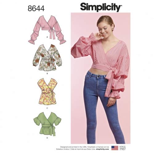 Simplicity Schnittmuster 8644 Tops H5 (34-36-38-40-42) von Simplicity