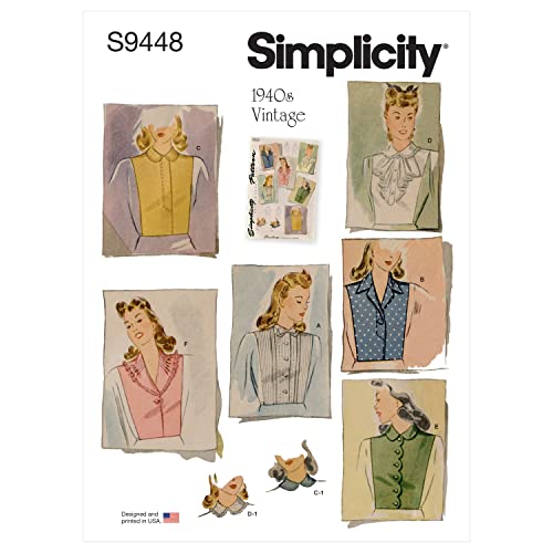 Simplicity Schnittmuster S9448 für Damen, Dickey-Set von Simplicity