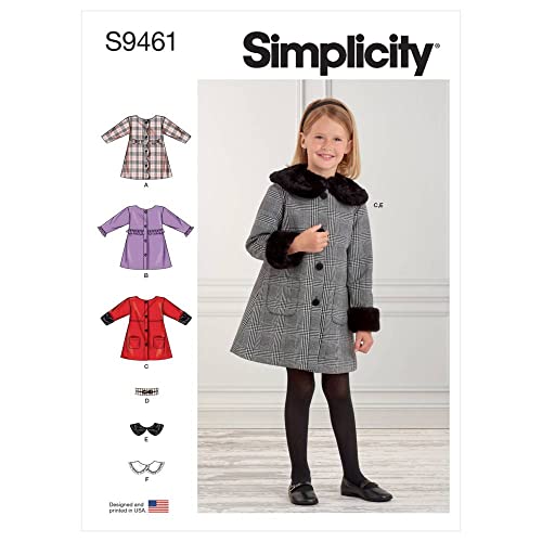 Simplicity Schnittmuster S9461 Kindermantel von Simplicity