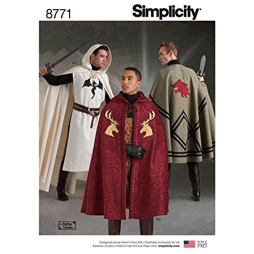 Simplicity US8771OS 8771 Kostüme, Papier, One Size von Simplicity