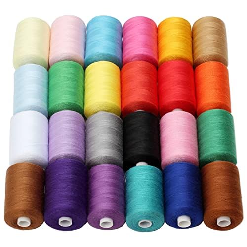 Nähmaschine aus dem allgemeinen nähstoff, 10 rollen 1000 yards und 1000 farben aus polyester, nähmaschine aus fähigem polyester mit -24 farben von Simthread