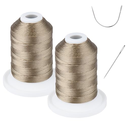 UV-beständig - Simthread Gebunden Garn Tex 69 (12wt) Polyester 100% - 250 Yards, 2 Khaki von Simthread