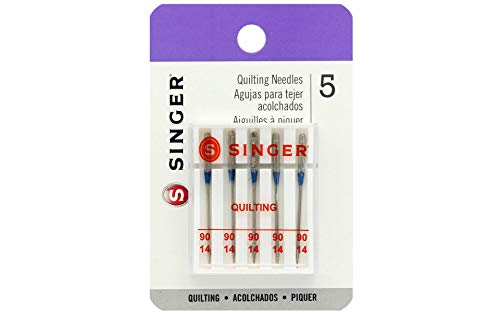SINGER 04714 Size 90/14 Universal Machine Quilting Needles, 5-Count von Singer