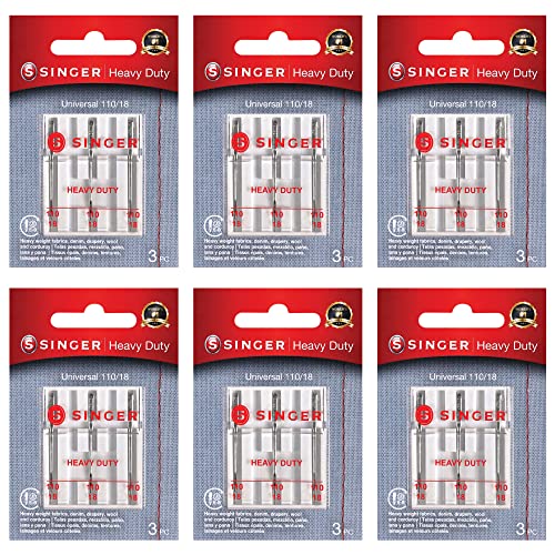 SINGER MULTI4758 Universal Heavy Duty Machine Needles, 6-Pack von Singer