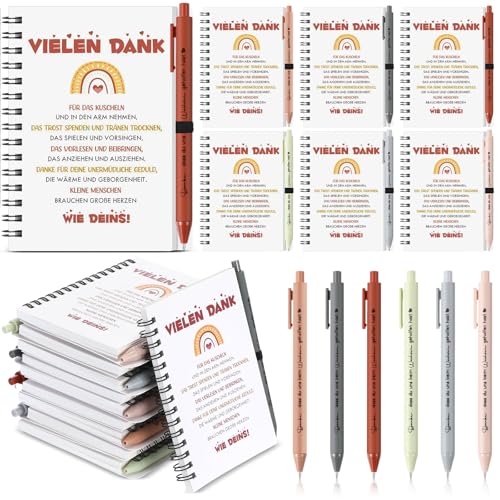Sinmoe 6 Set Dankeschön Geschenk für Kollegen Lehrer Erzieherin Abschiedsgeschenk Inspirierend Mitarbeiter Spirale Notizblock Kugelschreiber mit Danke Sinmoe 6 Set Dankeschön Geschenk für Kollegen Lehrer Erzieherin Abschiedsgeschenk Inspirierend Mitarbeiter Spirale Notizblock Kugelschreiber mit Danke von Sinmoe