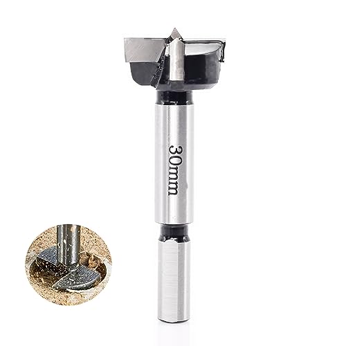 Sinoprotools HW Forstnerbohrer Ø30mm,10mm Schaft Forstner-Bits mit Rundschaft -Bohraufsätze Länge 90 mm,Zubehör Bohrmaschine für Holz Kunststoff Sinoprotools HW Forstnerbohrer Ø30mm,10mm Schaft Forstner-Bits mit Rundschaft -Bohraufsätze Länge 90 mm,Zubehör Bohrmaschine für Holz Kunststoff von Sinoprotools