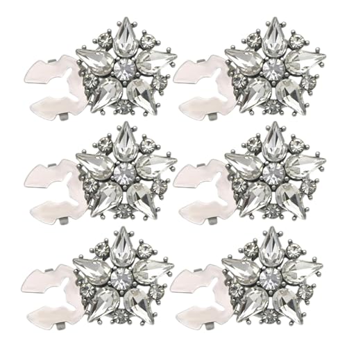 Strass Knopfabdeckungen, Sternförmige Knopfabdeckungen Für Hemden, Clip-on-Knopfschmuck, Dekorative Strass Knöpfe, Modische Knopfclips Ohne Nähen, Abnehmbare Clip-on Knopfabdeckungen, Für Kleidung von Sionhiuo