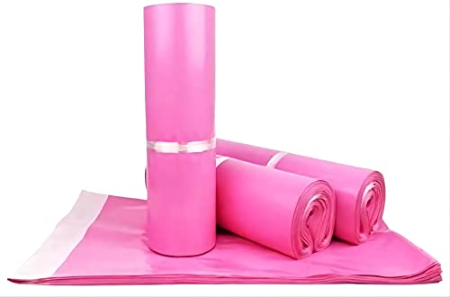 Sipobuy Versandtaschen, Polyethylen-Material, Siegelverpackung, Versandtaschen, Versandtaschen, wasserdicht, feuchtigkeitsbeständig, Rosa, 30 x 42 cm, 100 Stück von Sipobuy