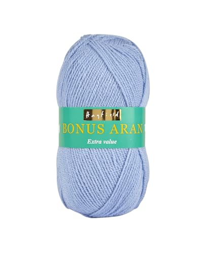 Hayfield Bonus Aran Garn, Kornblume (610), 100 g von Sirdar