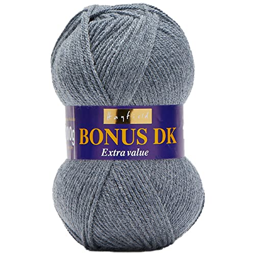 Sirdar F013-0593 Hayfield Bonus DK, Wolle, Granit meliert (593), 100g von Sirdar